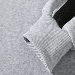 Nuevo Conjunto Deportivo de Forro Polar con Capucha para Hombre, Ecológico, Transpirable, de Manga Larga, Color Sólido, Informal, para Invierno - Product Image 6