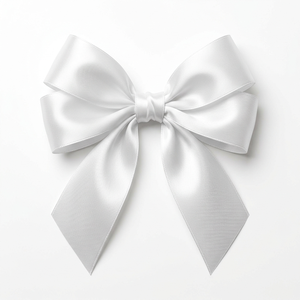 Ruban de satin blanc simple face de 25 mm en gros pour nœuds de chaise de mariage, bouquets, boîtes cadeaux, couture, nœuds pour cheveux, décoration de table - Product Image 1