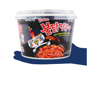 Comida Coreana Auténtica, Edición Premium, Producto en Oferta, Samyang Buldak, Topokki Picante con Sabor a Pollo, 185g, Alta Calidad - Product Image 1