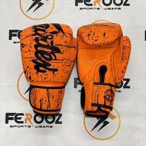 Gants d'entraînement MMA Fairtex vert et or à fermeture auto-agrippante, modèle goutte d'eau, les plus vendus et très tendance - Product Image 3
