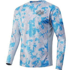 Nouveau design, protection UV UPF 50+, maillot de pêche à manches longues, respirant, séchage rapide, chemise de pêche pour hommes, vêtements de pêche - Product Image 1