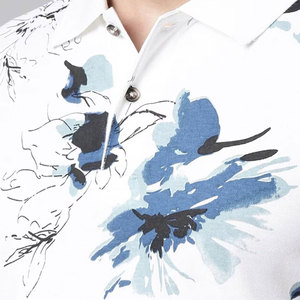 เสื้อเชิ้ตผ้าฝ้ายทวิลล์ทรงใหม่ ป้องกันรอยยับ ระบายอากาศได้ดี เหมาะสำหรับฤดูร้อน แห้งเร็ว รับสกรีนโลโก้ สีพื้น สำหรับผู้ชาย - Product Image 5