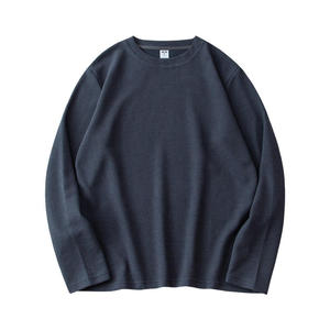 Custom Slim Fit Long Sleeve Thermal T Shirt Premium <b>Stretch</b> Cotton OEM Apparel Manufacturer Private Label Wholesale - Product Image 3