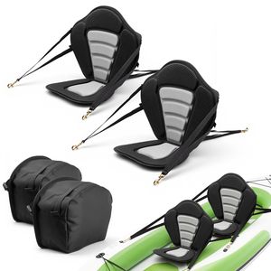 "2 Pack Universal Paddle Board Seat with 0.5" Thick Padding & Back Support-Sit Top <b>Cushion</b> with <b>Storage</b> Bag" - Product Image 1
