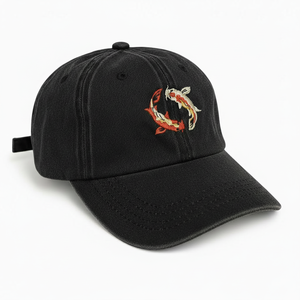 Vintage Wash Baseball 6 Panel <b>Cap</b> Custom Embroidery Logo <b>Flat</b> Brim Adjustable <b>Summer</b> Hat High Quality Acrylic OEM - Product Image 1