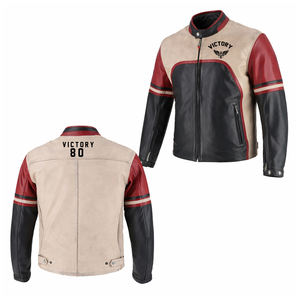 Chaqueta de Cuero Personalizada para Motocicleta Estilo Vintage 2026 para Hombre, Chaqueta Retro de Motociclista, Chaqueta Clásica para Motociclismo, Chaqueta de Cuero Estilo Cafe Racer - Product Image 1
