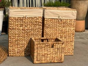 Handmade Large-Capacity <b>Square</b> Rattan Storage <b>Bin</b> for Organizing Decorative Item Natural Rattan Material - Product Image 3