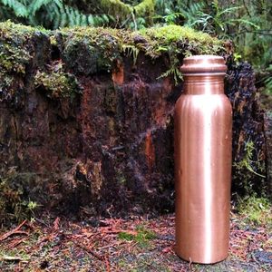 <b>Copper</b> <b>bottle</b> for safe <b>drinking</b> water natural metal <b>bottle</b> for home kitchen office and outdoor hydration - Product Image 4