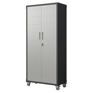 Armadio Metallico per Garage da 71 Pollici con Ruote per Organizzazione di Casa, Ufficio e Scuola, Contenitore per Attrezzi - Product Image 2