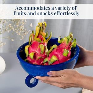 Bol à fruits décoratif, bol décoratif haut de gamme, pièce décorative en résine, bol moderne de luxe, accessoire de décoration intérieure sophistiqué - Product Image 3