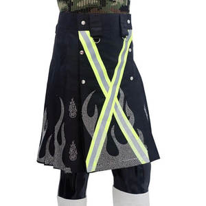 Kilt utilitaire noir FIRE DESIGN pour hommes, vêtements de travail pour pompiers et kilt d'extérieur 2026 - Product Image 2