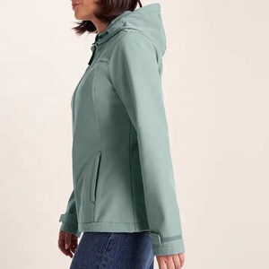 <b>Women's</b> Windproof Waterproof Softshell Hooded <b>Jacket</b> <b>Zip</b> <b>Up</b> Fleece Lined Outdoor Winter Coat - Product Image 6