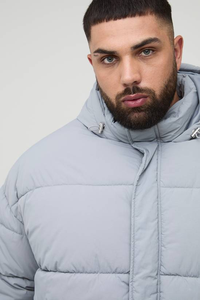 Chaqueta de Invierno Personalizada de Alta Calidad con Capucha y Diseño Frontal para Hombre, Transpirable y Resistente al Viento - Product Image 3