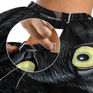 Cape de coiffure professionnelle imperméable avec logo personnalisé, anti-adhérente, motif imprimé sur mesure pour salon de coiffure et barbier - Product Image 6
