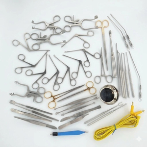 Tympanoplasty Instrument Set for Micro Ear Surgery Applications with 40PCS Stainless Steel ENT Surgical Tools - Product Image 4