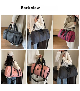 Black leather <b>weekender</b> <b>bag</b> Travel <b>bag</b> <b>with</b> <b>shoe</b> <b>compartment</b> Zipper closure <b>weekender</b> <b>bag</b> Leather travel <b>weekender</b> <b>bag</b> - Product Image 4