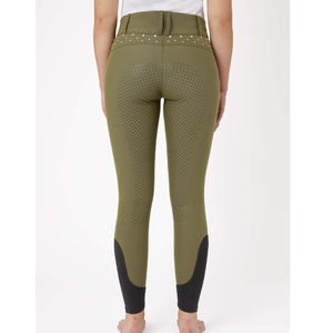 Ladies Silicone Full-Seat Horse Riding Breeches Quick-Dry Breathable <b>Equestrian</b> Leggings - Product Image 2
