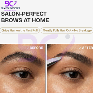 Crea tu Propio Producto de Alta Calidad, el Más Vendido, Recién Llegado, Personalizado, de Acero Inoxidable con Punta Inclinada, Perfecto para Depilación y Diseño de Cejas - Product Image 4