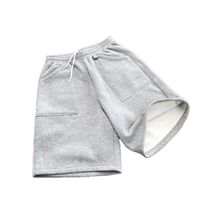 Pantalones Cortos Deportivos de Felpa para Hombre, de Poliéster/Algodón, Cintura Elástica, Personalizados, Casuales, de Secado Rápido y Transpirables - Product Image 1