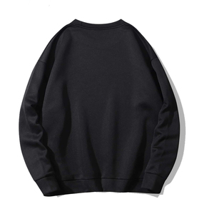 เสื้อสเวตเชิ้ตผู้ชายผ้าฝ้าย 100% แบบเรียบ สวมใส่สบาย มีซับในขนแกะ คอตั้ง สไตล์ลำลอง สำหรับฤดูหนาว มีกระเป๋า บริการ OEM น้ำหนัก 430 กรัม ขายส่ง - Product Image 2
