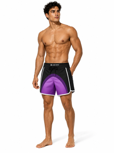 Custom Purple Gradient <b>Men</b>’s Surf Board Shorts Quick Dry Swim <b>Trunks</b> Sublimation Printed Beach Water Sports Shorts OEM ODM - Product Image 2