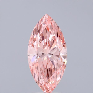 Exquisito diamante rosa de 2 quilates con corte marquesa |   Diamante Suelto Brillante de Color Fantasía Raro para Joyería de Lujo Personalizada - Product Image 6