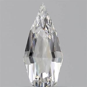 เพชรเม็ดเดี่ยวทรงหยดน้ำขนาด 2.02 กะรัต VS1 เจียระไนแบบ Step Pear Cut เพชรเลี้ยงในห้องปฏิบัติการ สำหรับแหวนหมั้น ของขวัญ หรือใช้ทำเครื่องประดับ - Product Image 2