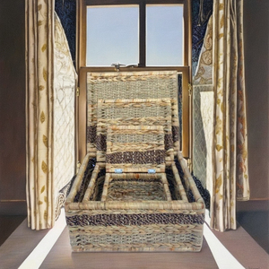 Hand-woven Seagrass Water Hyacinth Baskets Eco-friendly storage solutions for apparel toys decor. - Product Image 1