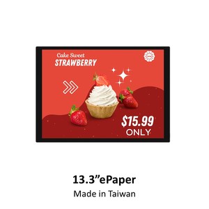 Pantalla de papel electrónico de alta resolución 13,3, versión de batería, cero emisiones, sin papel, categoría de producto, módulos de papel electrónico - Product Image 1