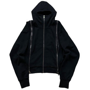 Ensemble sweat à capuche et pantalon de survêtement streetwear personnalisé, brodé, délavé à l'acide, imprimé DTG, effet vieilli, pour homme - Product Image 3