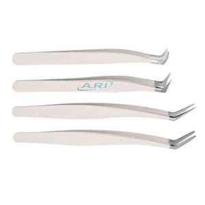 Pince à épiler à pointe en fibre, outils de précision en acier inoxydable pour la modélisation et l'artisanat, pince à épiler de précision à pointe en fibre - Product Image 2