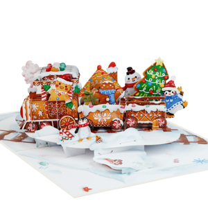 <b>Christmas</b> Pop Up Greeting <b>Card</b> Handmade Paper 3D Music Lighted <b>Musical</b> Holiday Gift Decor for Family Kids - Product Image 6