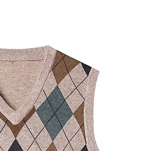 <b>Men's</b> Rib Knit <b>Sweater</b> Premium <b>Wool</b>/Polyester Breathable Quick Dry Long Sleeve Casual Fashion Top Autumn Winter Collection Front - Product Image 2