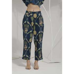 Conjunto de Kurta para Mujer Navy Love Birds - Product Image 1