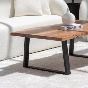 Table basse Vandana Zenova Optima en acacia foncé pour salon moderne et décoration contemporaine - Product Image 6