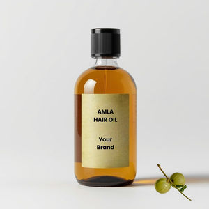Huile capillaire Amla avec logo personnalisé, nourrissante, antipelliculaire, hydratante, ingrédients biologiques pour la repousse et le soin des cheveux, fabricant en gros - Product Image 2
