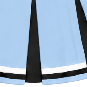 Falda plisada azul claro para porristas, para mujeres y niñas, para equipos deportivos, presentaciones de baile, entrenamiento, competición, ropa deportiva escolar - Product Image 5