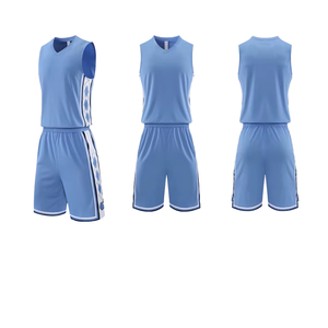 ชุดยูนิฟอร์มบาสเก็ตบอลผ้าโพลีเอสเตอร์แบบแห้งเร็วชุดไซส์ใหญ่พิเศษออกแบบโลโก้ได้ตามต้องการมีสไตล์ - Product Image 1