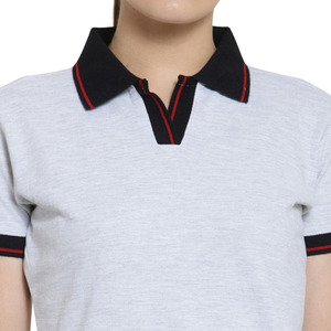 Camisa Casual Transpirable para Mujer, Color Blanco y Negro, Tela de Poliéster/Algodón, Excelente Calidad, Venta al Por Mayor - Product Image 6