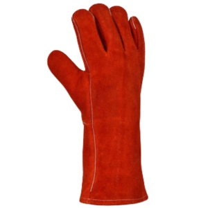 Gants de sécurité en cuir de vachette pleine fleur de haute qualité, résistants aux coupures et ignifuges, pour une protection supérieure en construction et en lutte contre les incendies - Product Image 1