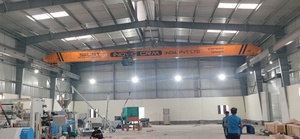 Grue EOT sur mesure, robuste, de haute qualité, avec cœur PLC, pour usine et entrepôt |   Pont roulant conforme aux normes IS de 1 à 50 tonnes - Product Image 2