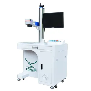 2024 High speed desktop model fiber laser marking machine 30w /50W silver jewelry laser engraving machine phone case