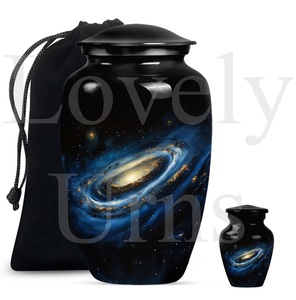 Galaxy cremation urn timeless elegant cremation sentinel memorial urn for human <b>ashes</b> decorative <b>keepsake</b> tribute - Product Image 5