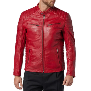 Hot Selling Product <b>Men</b> Clothing <b>Leather</b> <b>Jacket</b> 2026 New Fashion Windproof <b>Men</b> <b>Leather</b> <b>Jacket</b> For Outdoor Wear - Product Image 2