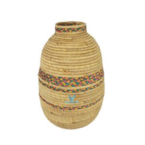 Nouvel Arrivage Vietrustic – Vase à Fleurs en Jonc de Mer et Jacinthe d'Eau Fait Main, Style Rustique Moderne, Écologique et Durable, Décoration d'Intérieur, Vente en Gros - Product Image 1