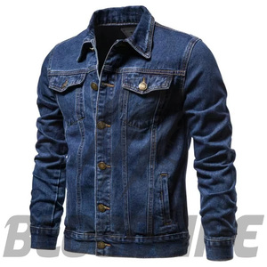 BLOODLINE INTERNATIONAL Veste en jean pour femme, style camionneur, manches longues, col boutonné, noir uni délavé, coton, séchage rapide, hiver - Product Image 3