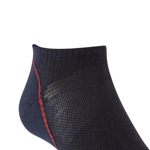 2026 Best Selling Ankle <b>Socks</b> Solid Navy Red Trim Breathable Knitted Spandex <b>Polyester</b> Running Summer Adults Grip <b>Socks</b> - Product Image 4