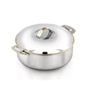 Elegante Olla Metálica para Cocina, Diseño Premium, Cazuela Aislada, Tazón para Servir - Product Image 3