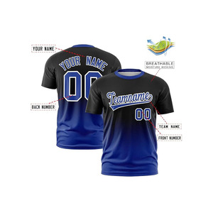 Custom Sublimated <b>Baseball</b> Jersey Men's Crew Neck Short Sleeve Moisture Wicking Team Name Gradient Color Sport Apparel - Product Image 3