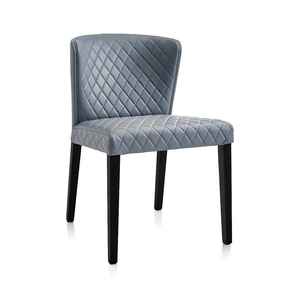 Modern Upholstered Dining <b>Chair</b> with Solid Teak Wood Frame Ideal for Hotel <b>Restaurant</b> Cafe Projects, Factory Direct - Product Image 2